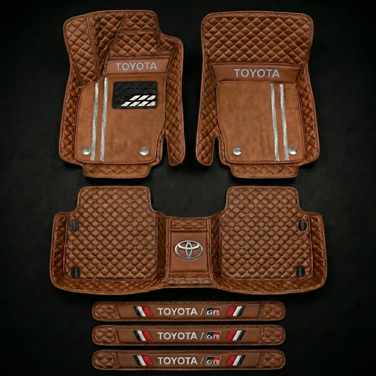 Set di tappetini auto premium, finitura in pelle – pulizia ed eleganza ogni giorno