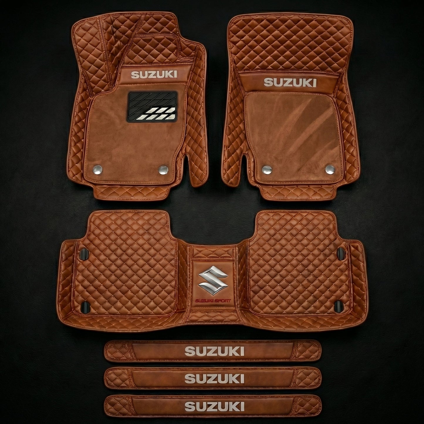 Set di tappetini auto premium, finitura in pelle – pulizia ed eleganza ogni giorno