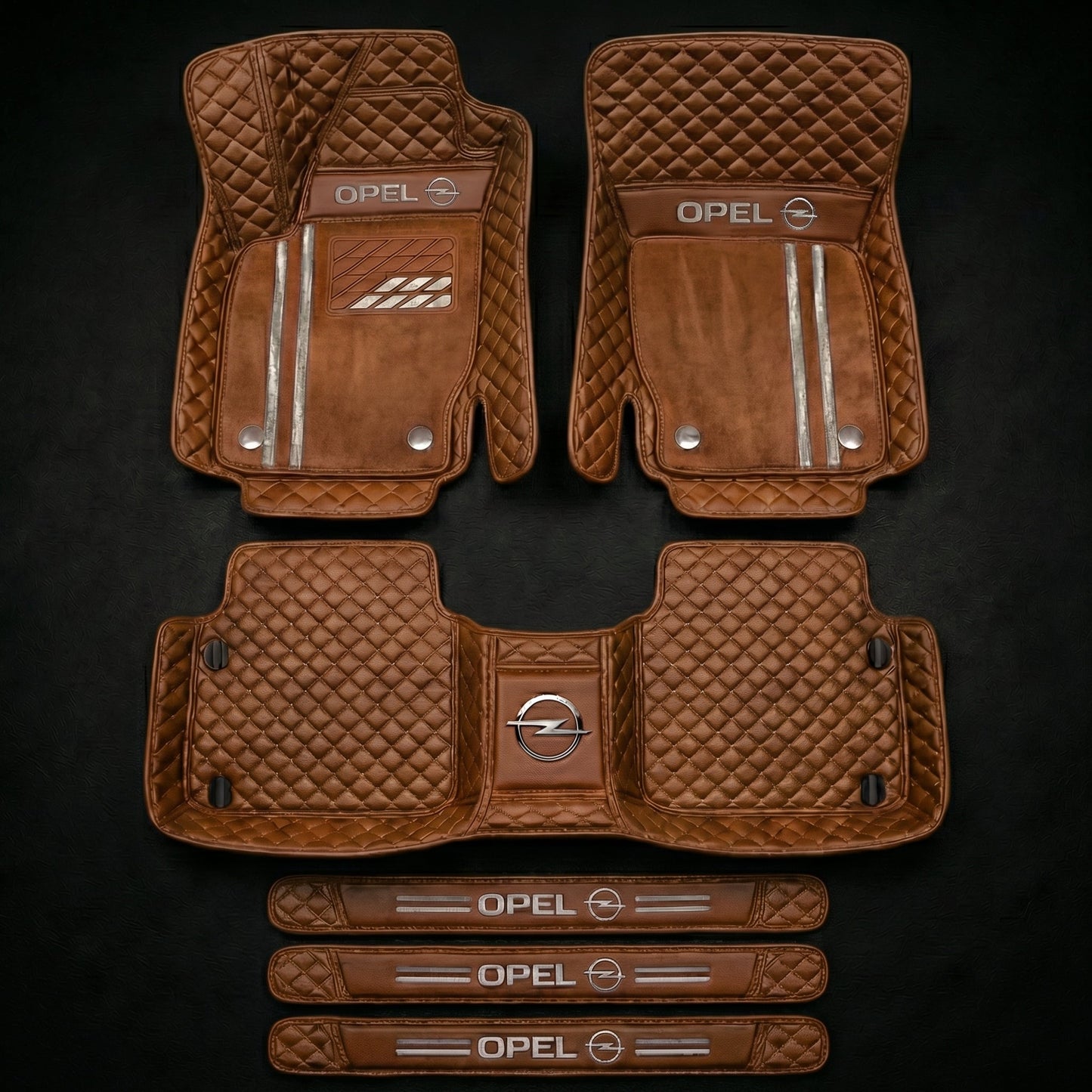 Set di tappetini auto premium, finitura in pelle – pulizia ed eleganza ogni giorno