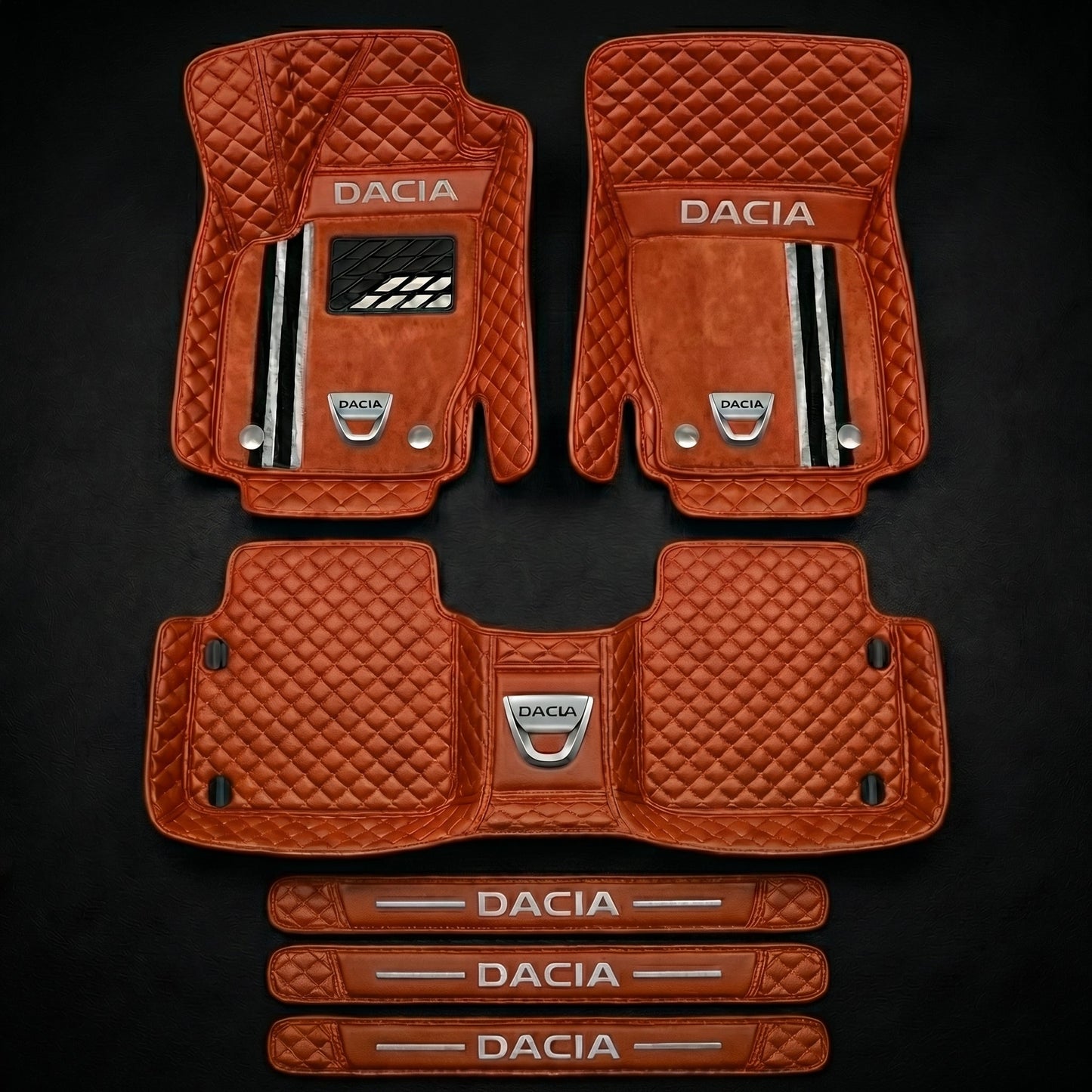Set di tappetini auto premium, finitura in pelle – pulizia ed eleganza ogni giorno