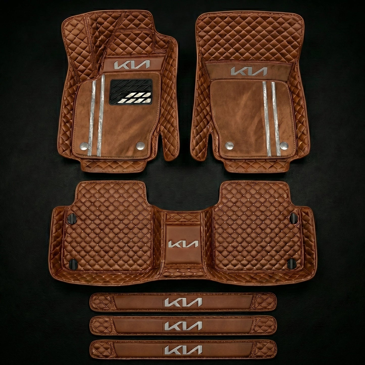 Set di tappetini auto premium, finitura in pelle – pulizia ed eleganza ogni giorno