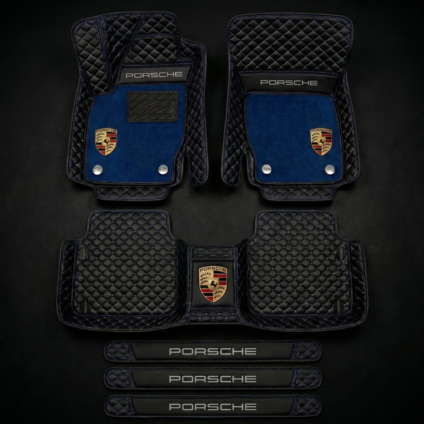Set di tappetini auto premium, finitura in pelle – pulizia ed eleganza ogni giorno