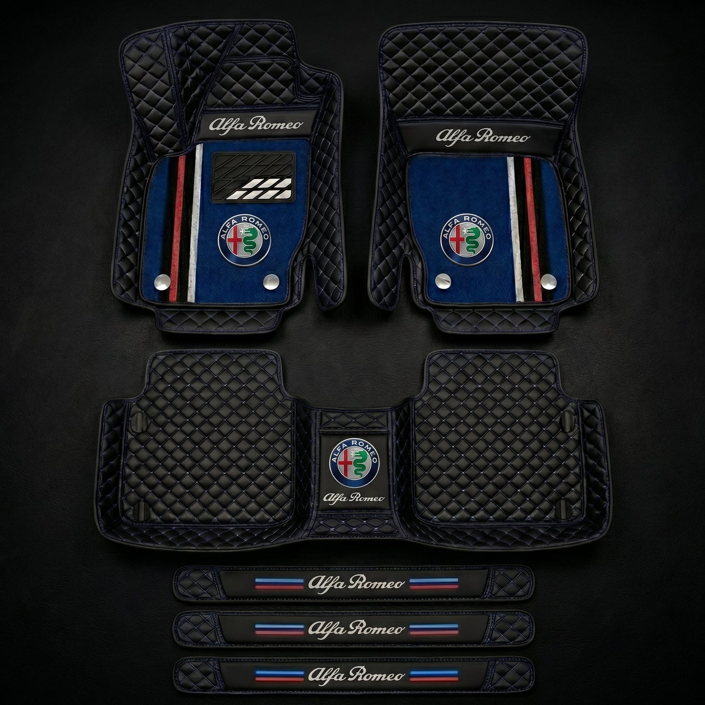 Set di tappetini auto premium, finitura in pelle – pulizia ed eleganza ogni giorno