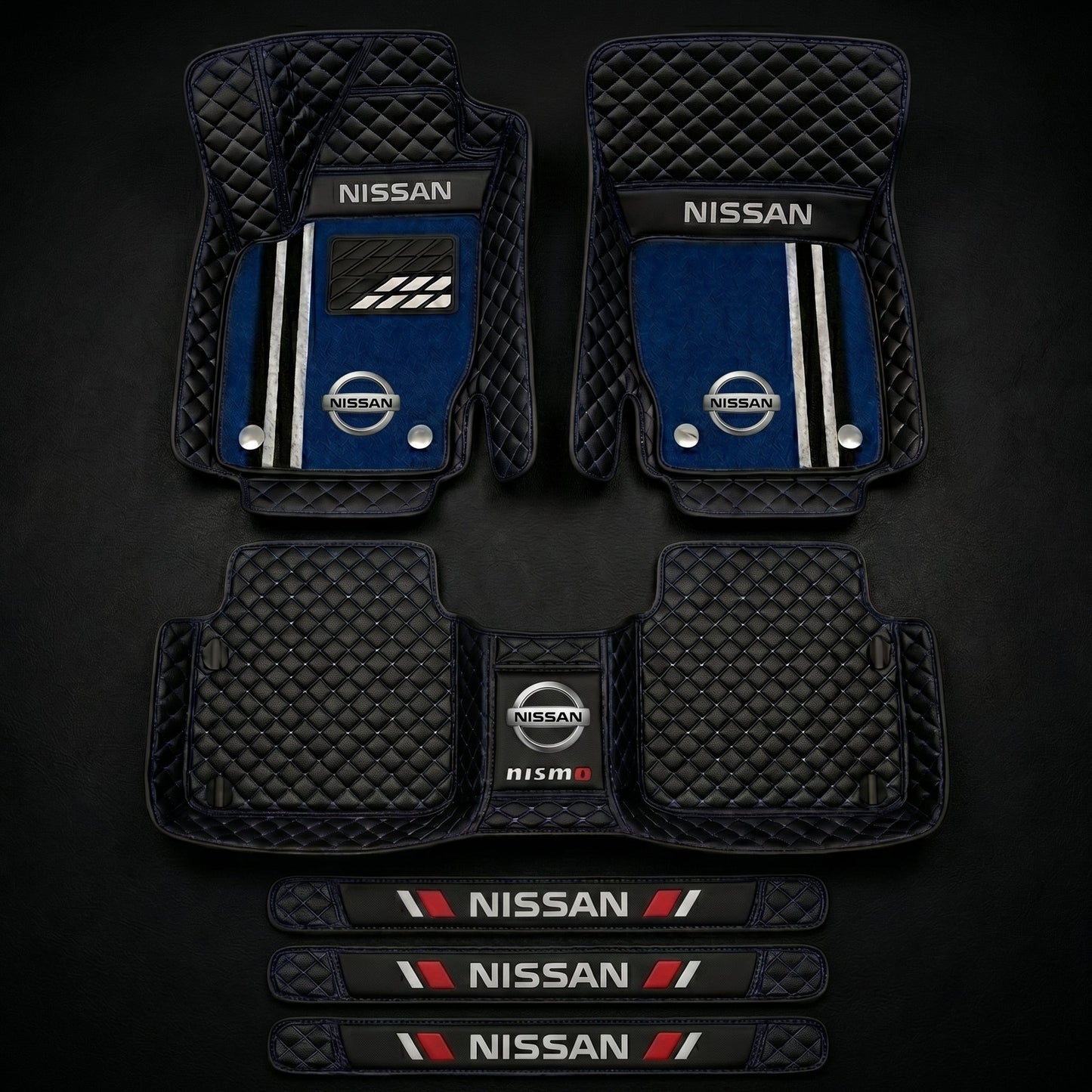 Set di tappetini auto premium, finitura in pelle – pulizia ed eleganza ogni giorno