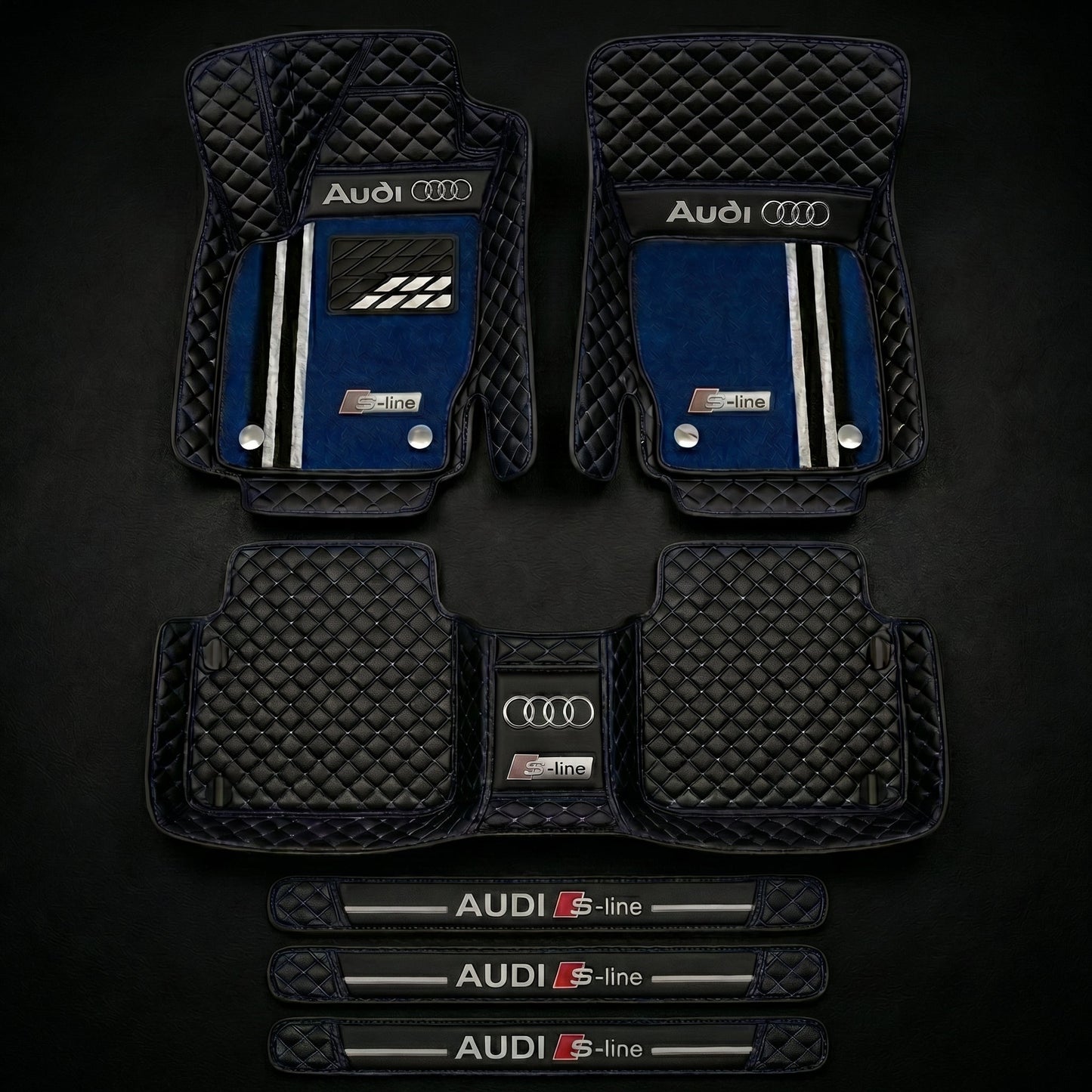 Set di tappetini auto premium, finitura in pelle – pulizia ed eleganza ogni giorno