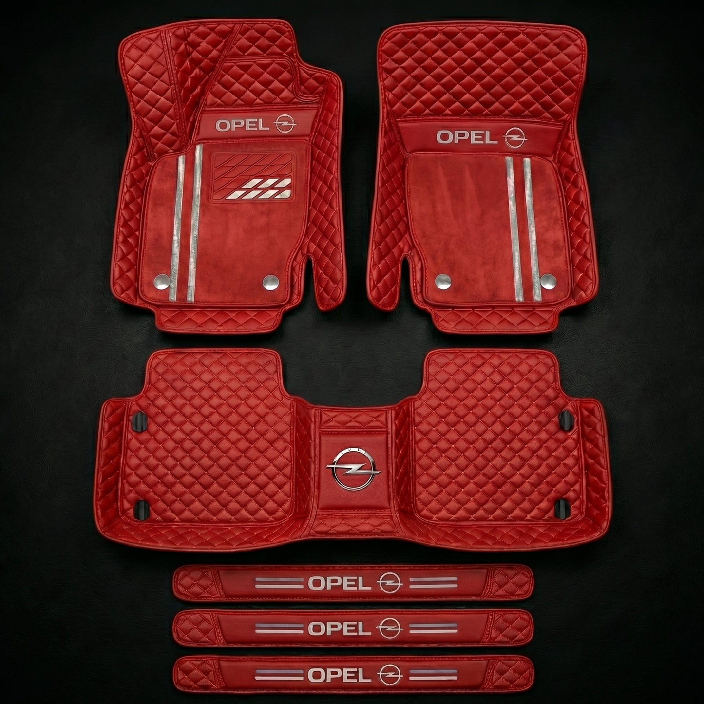 Set di tappetini auto premium, finitura in pelle – pulizia ed eleganza ogni giorno