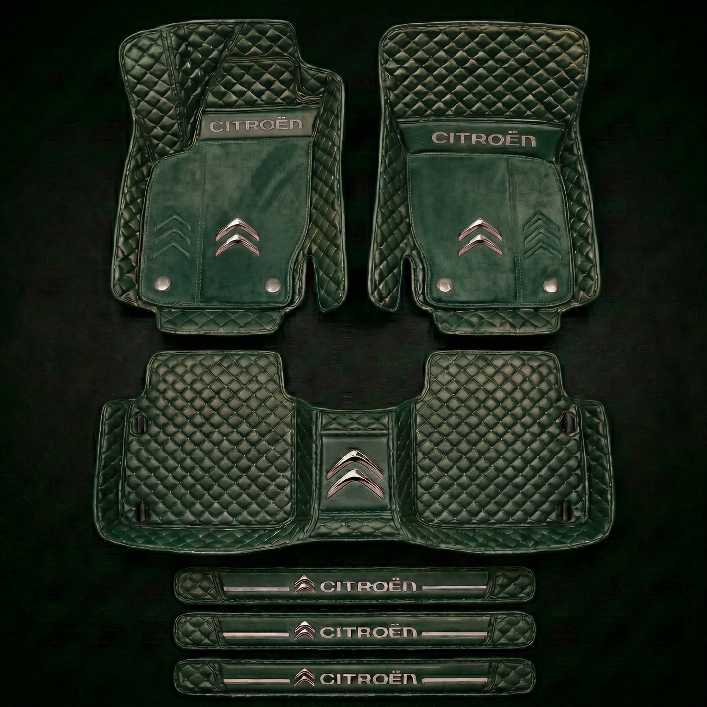 Set di tappetini auto premium, finitura in pelle – pulizia ed eleganza ogni giorno