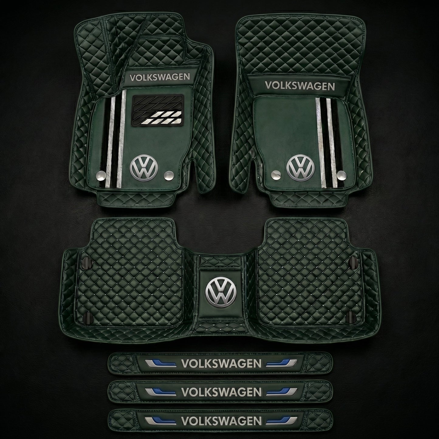 Set di tappetini auto premium, finitura in pelle – pulizia ed eleganza ogni giorno