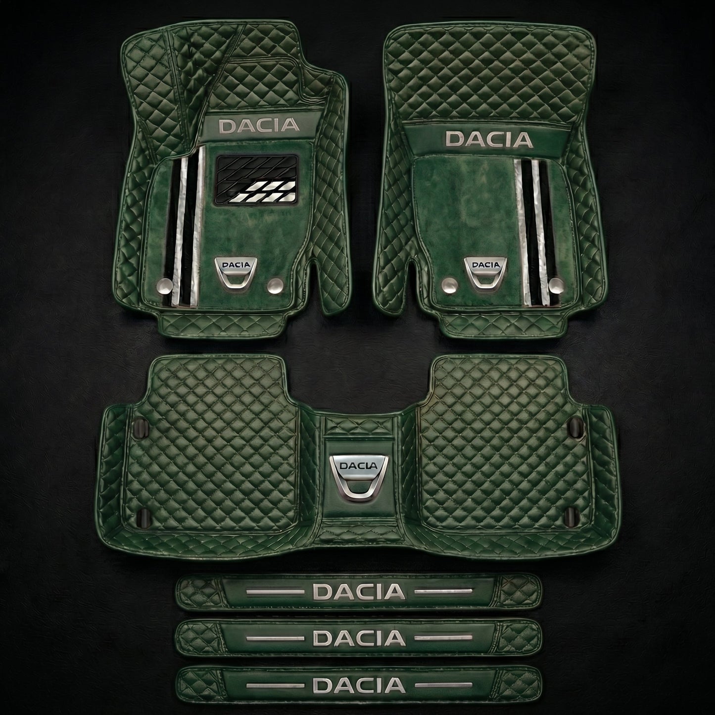 Set di tappetini auto premium, finitura in pelle – pulizia ed eleganza ogni giorno