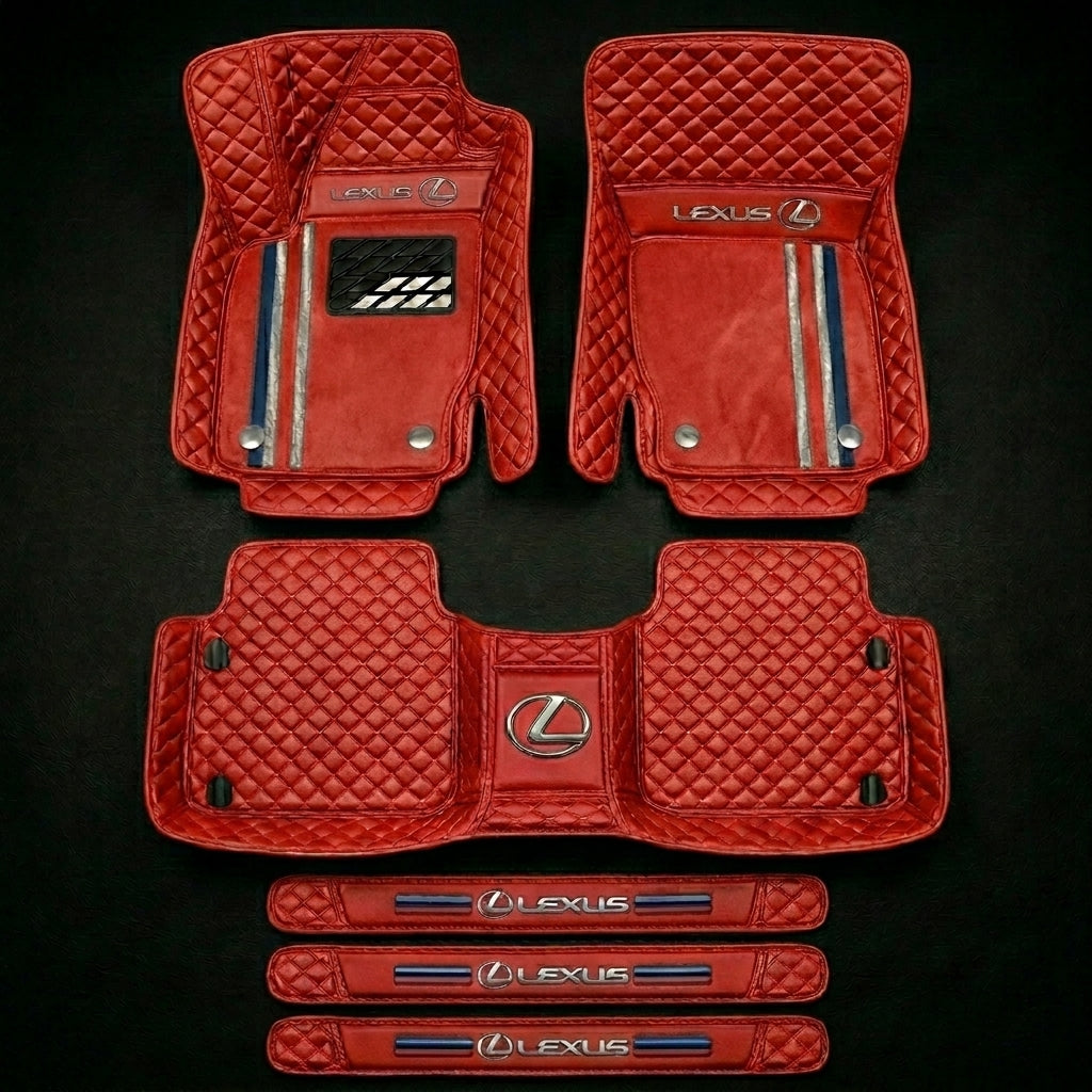 Set di tappetini auto premium, finitura in pelle – pulizia ed eleganza ogni giorno