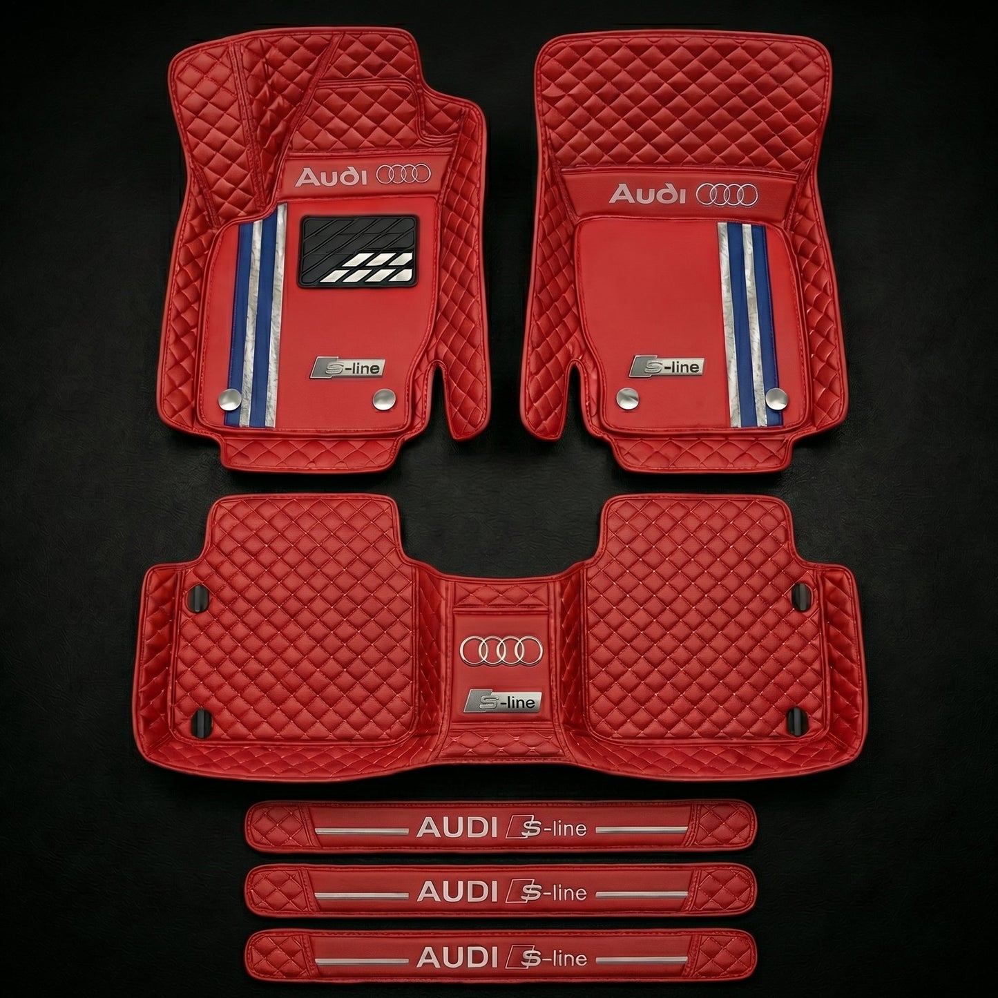 Set di tappetini auto premium, finitura in pelle – pulizia ed eleganza ogni giorno