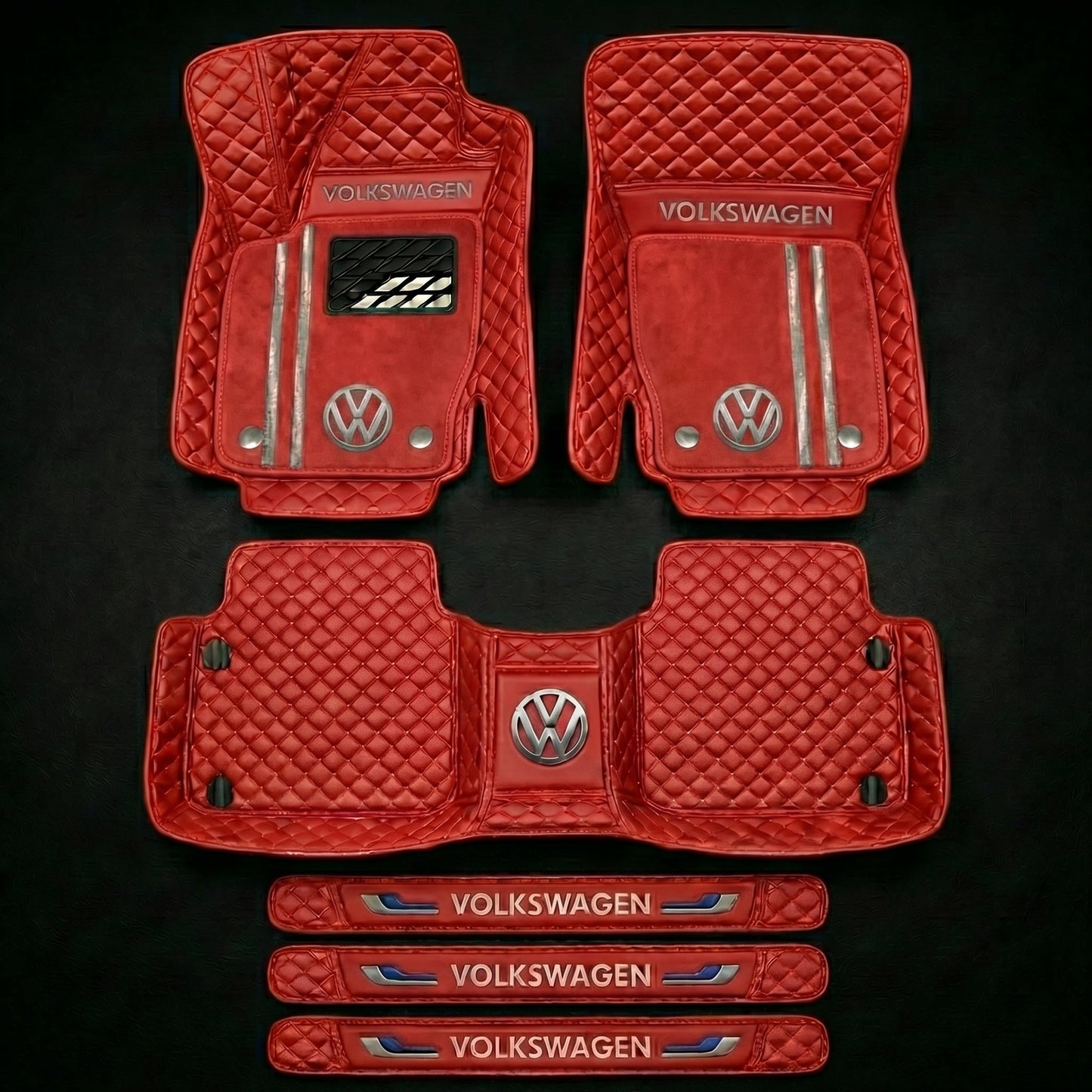 Set di tappetini auto premium, finitura in pelle – pulizia ed eleganza ogni giorno