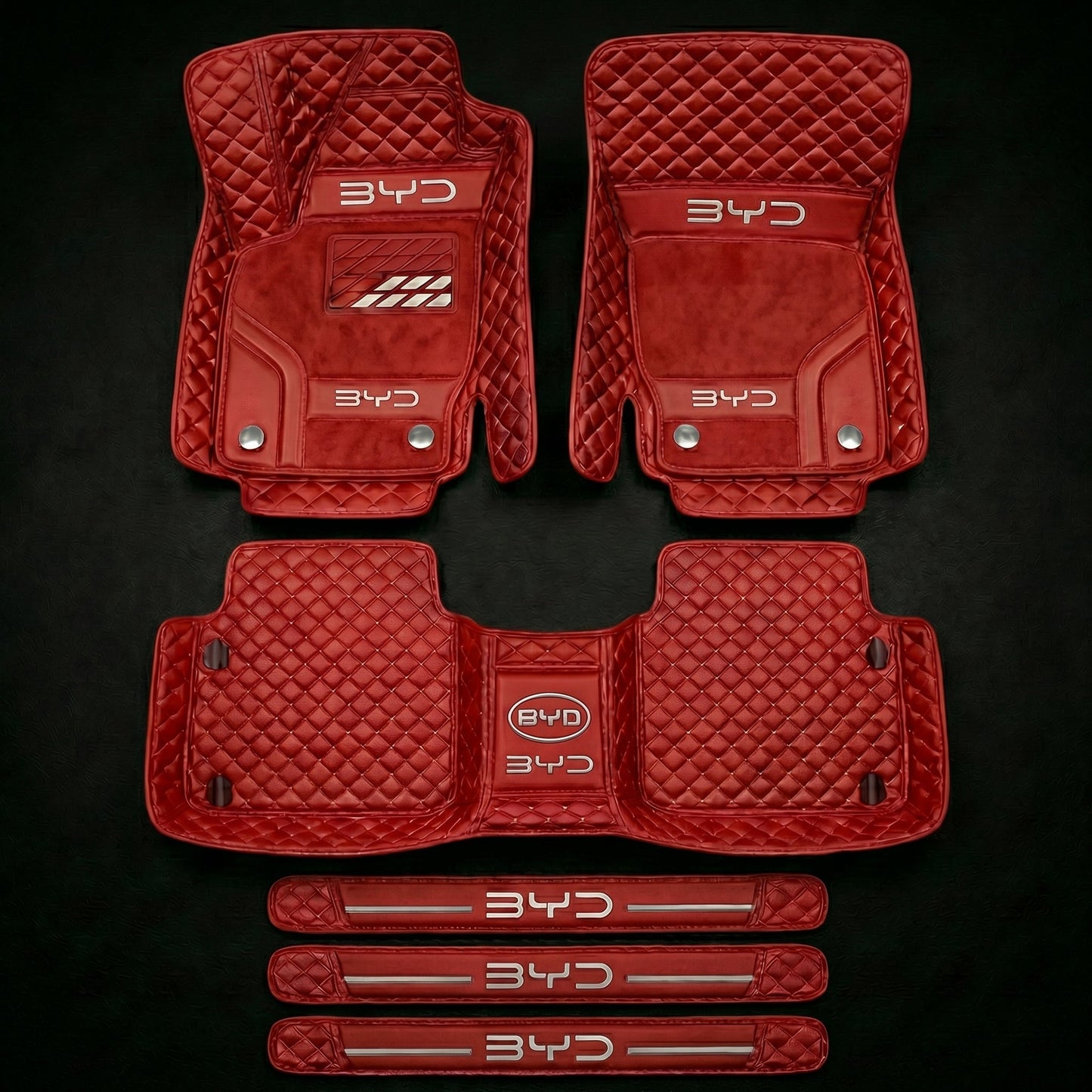 Set di tappetini auto premium, finitura in pelle – pulizia ed eleganza ogni giorno