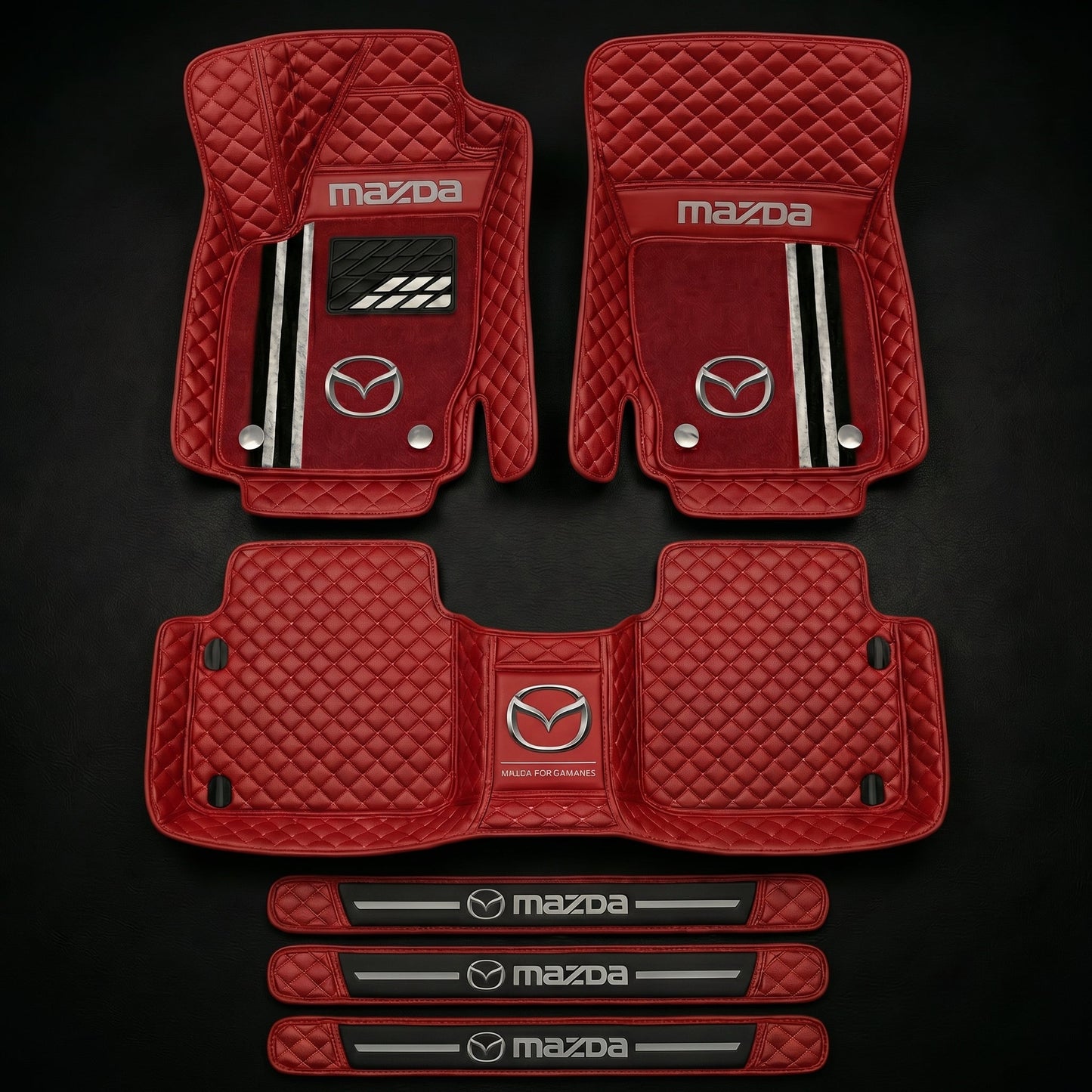 Set di tappetini auto premium, finitura in pelle – pulizia ed eleganza ogni giorno