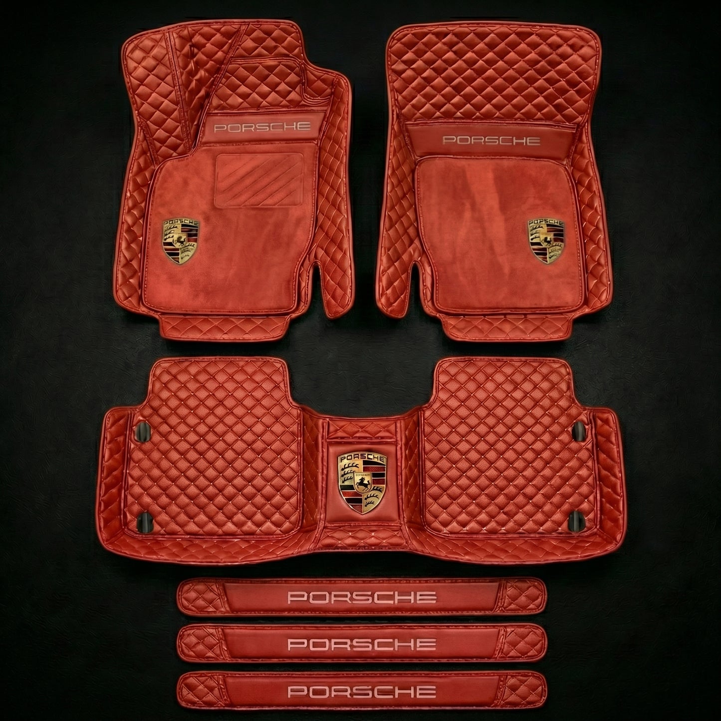 Set di tappetini auto premium, finitura in pelle – pulizia ed eleganza ogni giorno
