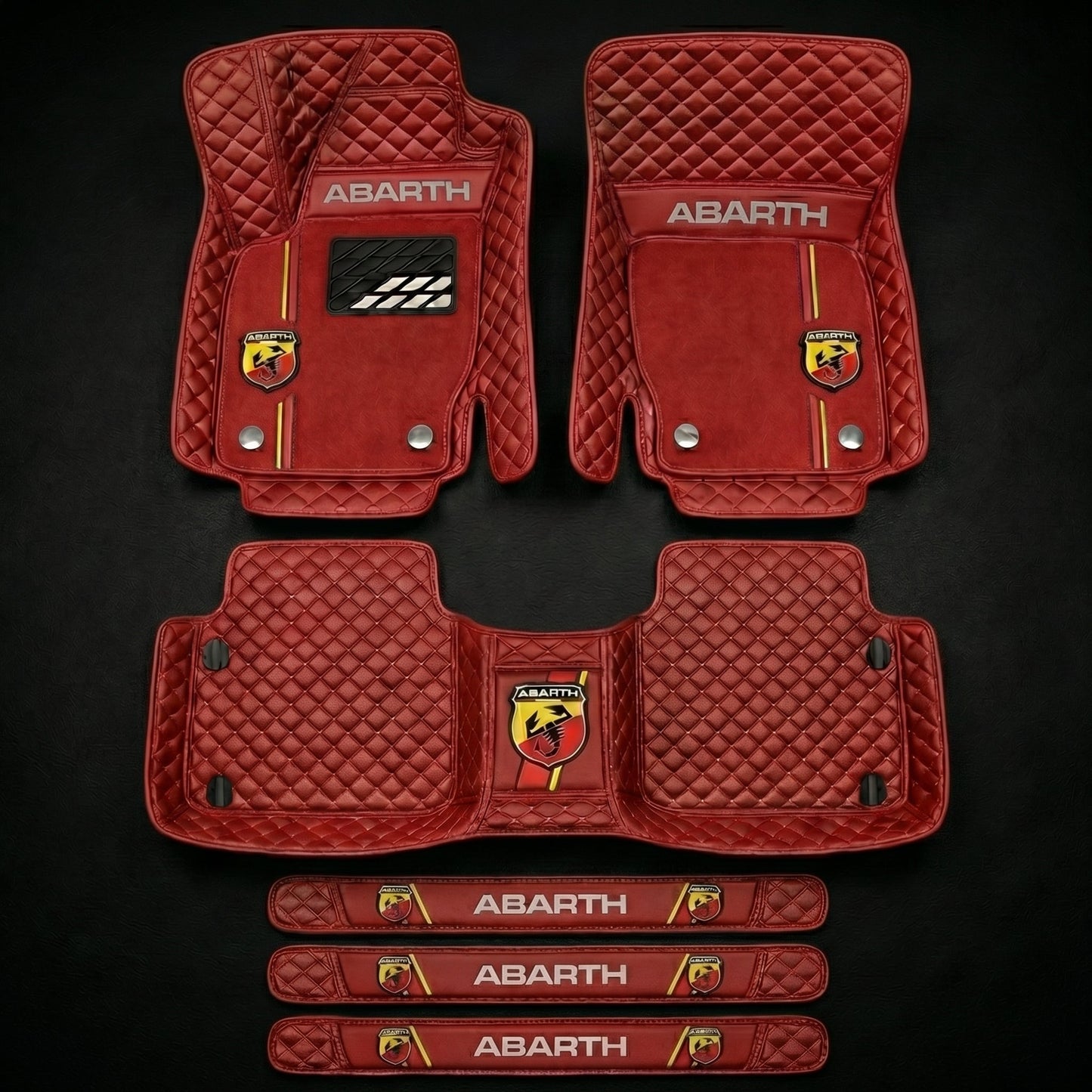 Set di tappetini auto premium, finitura in pelle – pulizia ed eleganza ogni giorno