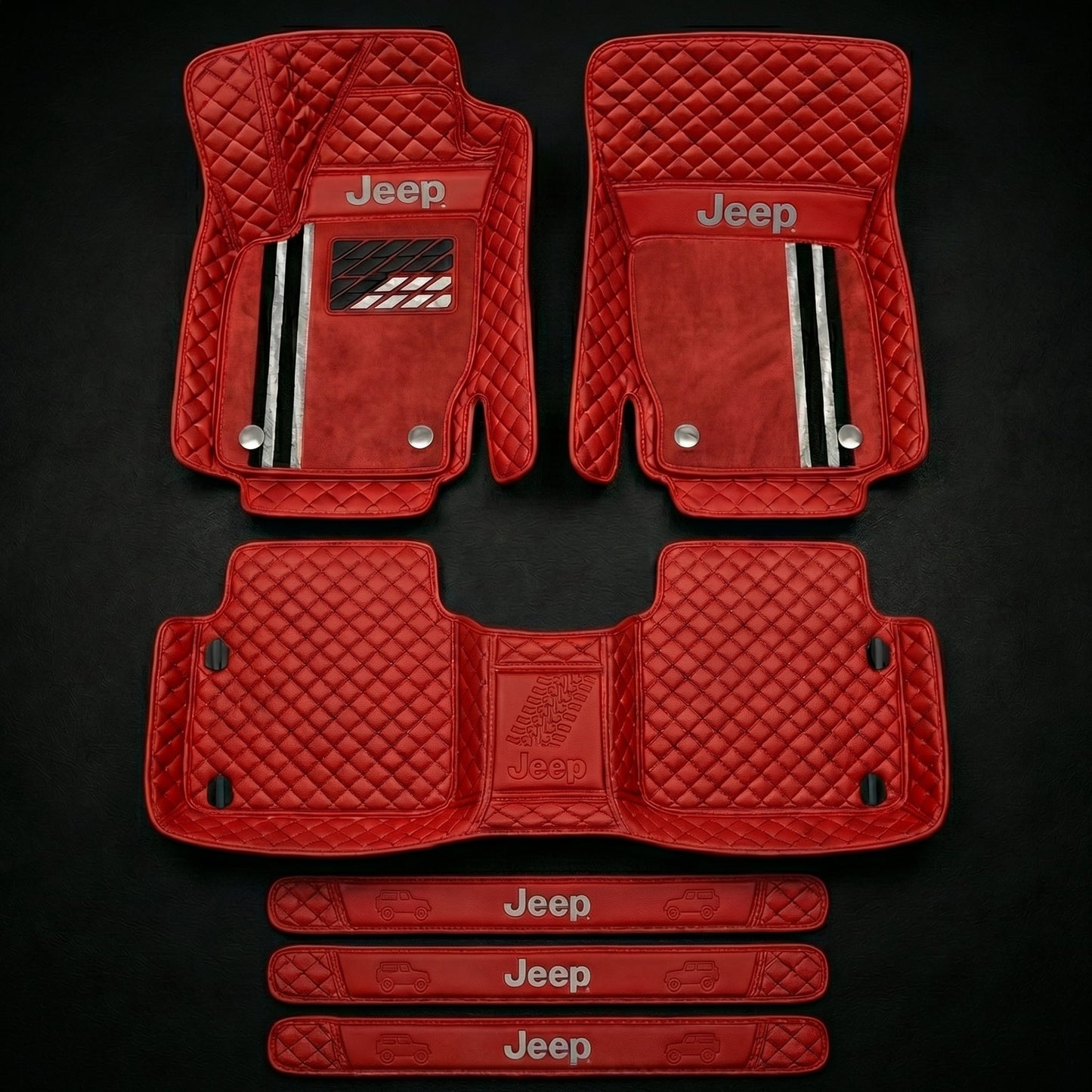 Set di tappetini auto premium, finitura in pelle – pulizia ed eleganza ogni giorno