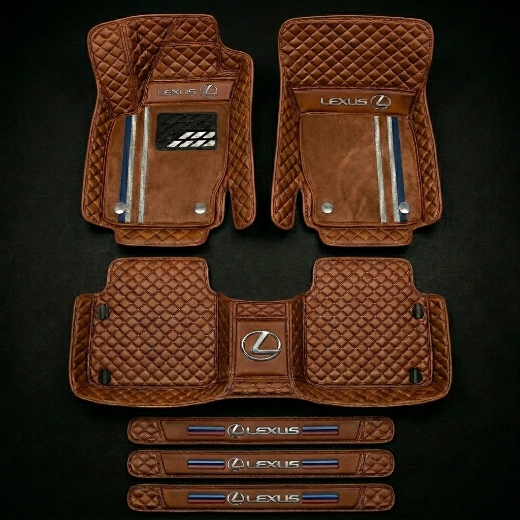 Set di tappetini auto premium, finitura in pelle – pulizia ed eleganza ogni giorno