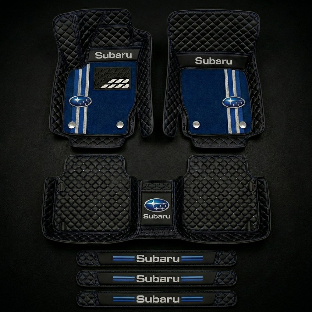 Set di tappetini auto premium, finitura in pelle – pulizia ed eleganza ogni giorno