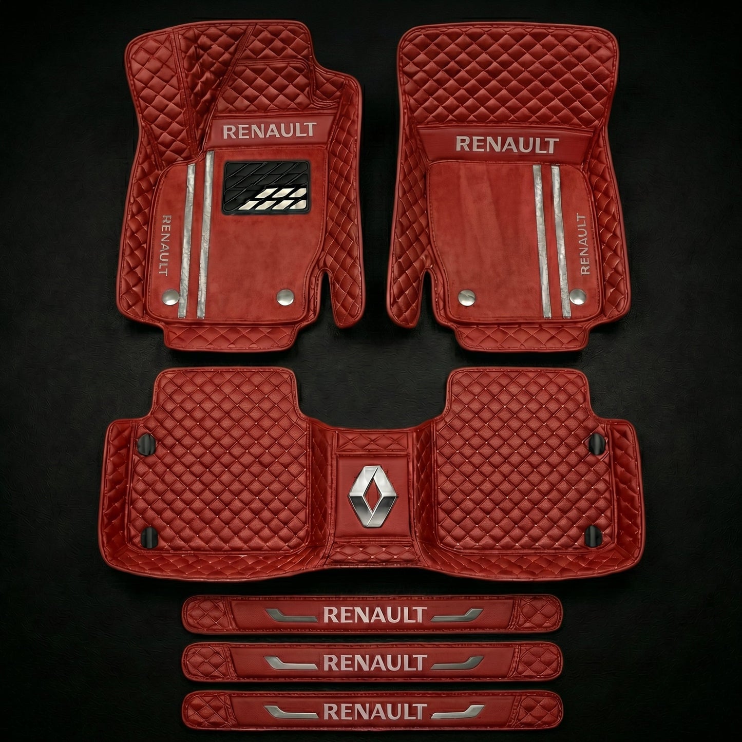 Set di tappetini auto premium, finitura in pelle – pulizia ed eleganza ogni giorno